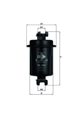 KNECHT KL 123 Fuel Filter