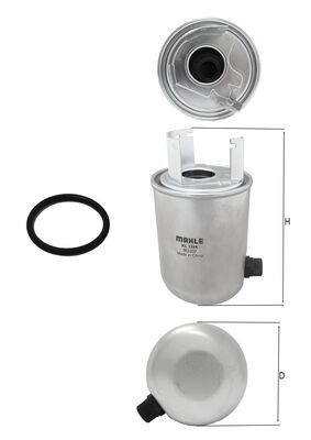 Fuel Filter KNECHT KL 1244D