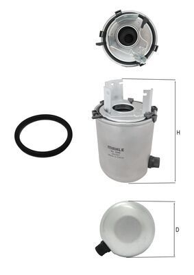 Fuel Filter KNECHT KL 1245D