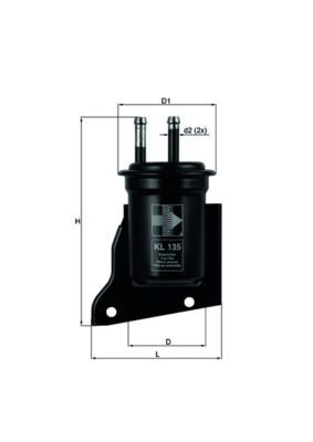 Fuel Filter KNECHT KL 135