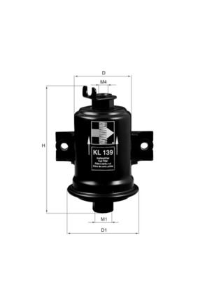 KNECHT KL 139 Fuel Filter