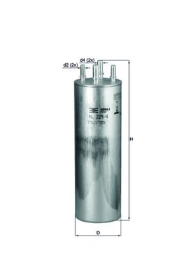 Fuel Filter KNECHT KL 229/4