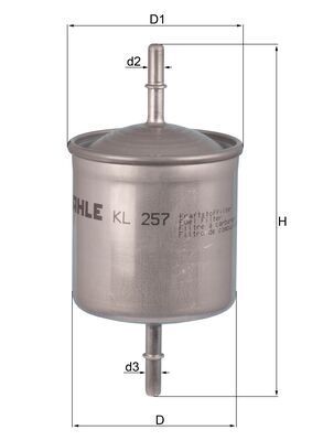 KNECHT KL 257 Fuel Filter