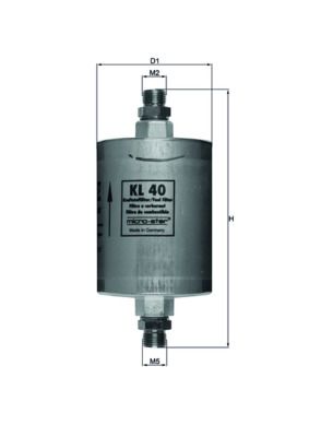 Fuel Filter KNECHT KL 40