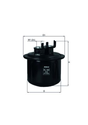 Fuel Filter KNECHT KL 562