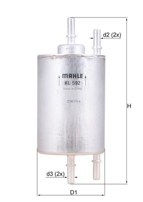 Fuel Filter KNECHT KL 592