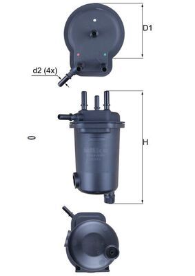 KNECHT KL 600D Fuel Filter