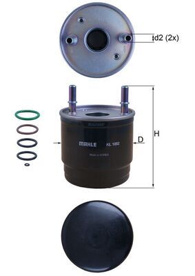 KNECHT KL 1002D Fuel Filter