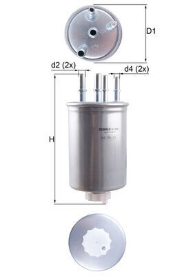 Fuel Filter KNECHT KL 1026