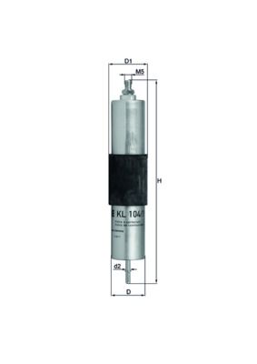 KNECHT KL 104/1 Fuel Filter