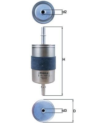 KNECHT KL 1055 Fuel Filter