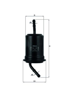 KNECHT KL 115 Fuel Filter