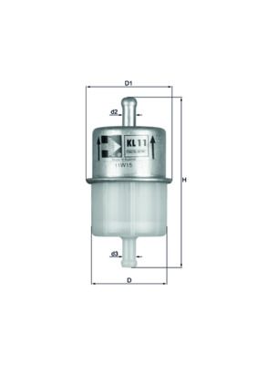 KNECHT KL 11 OF Fuel Filter
