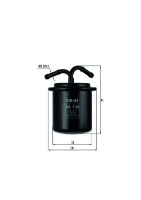 KNECHT KL 134 Fuel Filter