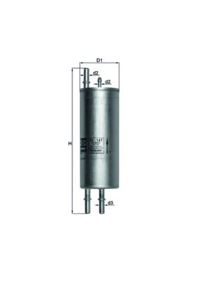 KNECHT KL 167 Fuel Filter