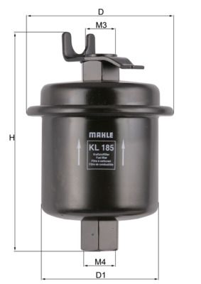 KNECHT KL 185 Fuel Filter