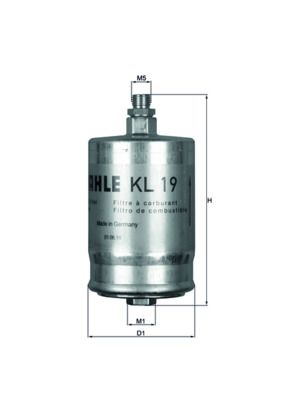KNECHT KL 19 Fuel Filter