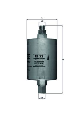 KNECHT KL 22 Fuel Filter