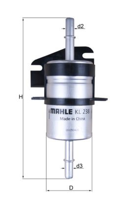 KNECHT KL 238 Fuel Filter