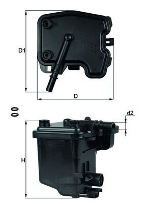 KNECHT KL 431D Fuel Filter