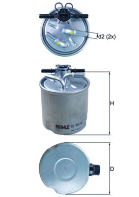 KNECHT KL 440/40 Fuel Filter