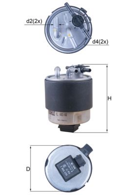 KNECHT KL 440/44 Fuel Filter