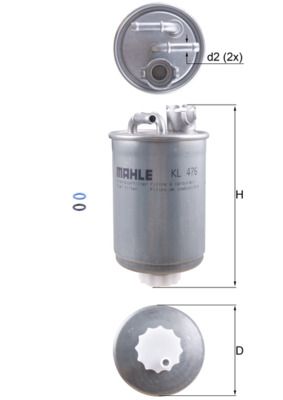 KNECHT KL 476D Fuel Filter