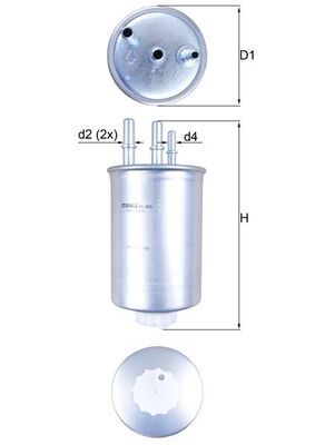 KNECHT KL 505 Fuel Filter