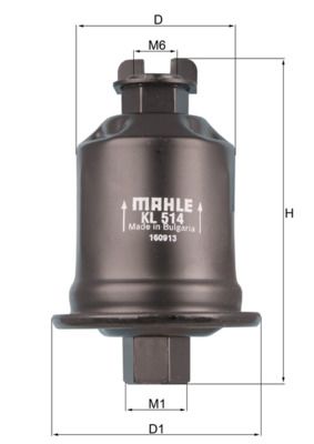 KNECHT KL 513 Fuel Filter