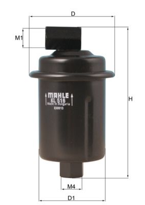 KNECHT KL 516 Fuel Filter