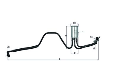 Fuel Filter KNECHT KL 544