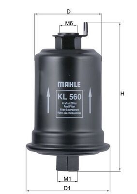 KNECHT KL 560 Fuel Filter