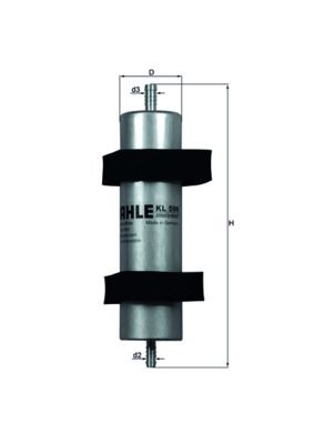 KNECHT KL 596 Fuel Filter