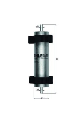 KNECHT KL 660 Fuel Filter