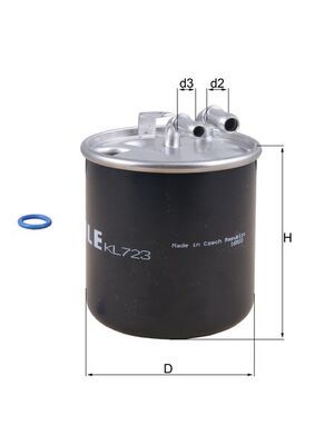 KNECHT KL 723D Fuel Filter