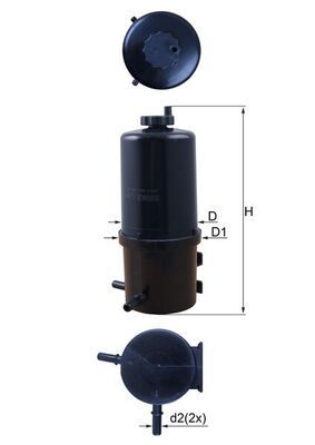 KNECHT KL 787 Fuel Filter