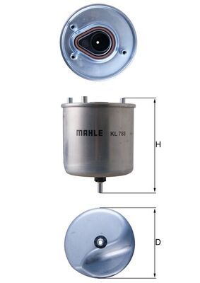 KNECHT KL 788 Fuel Filter