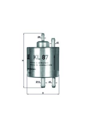 KNECHT KL 87 Fuel Filter