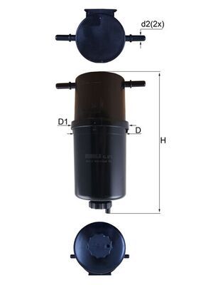KNECHT KL 873 Fuel Filter