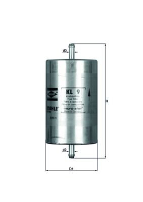 KNECHT KL 9 Fuel Filter