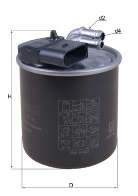 KNECHT KL 914 Fuel Filter