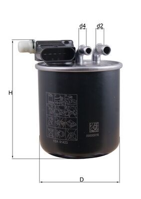 KNECHT KL 948 Fuel Filter