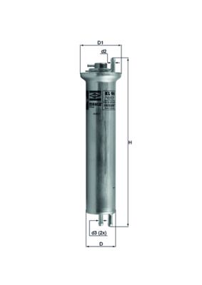 KNECHT KL 96 Fuel Filter