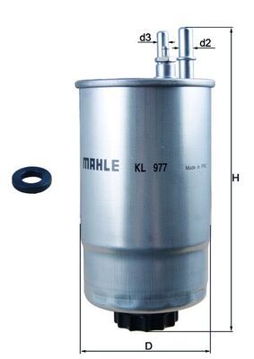 KNECHT KL 977D Fuel Filter