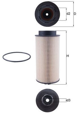 Fuel Filter KNECHT KX 264D