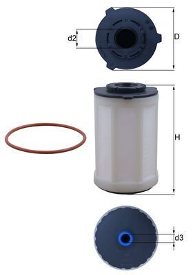 KNECHT KX 655D Fuel Filter