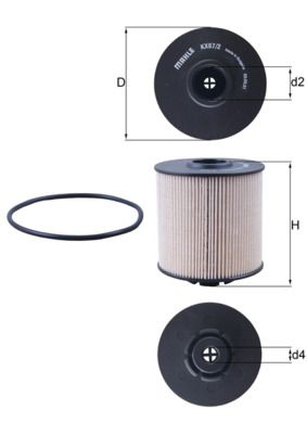 KNECHT KX 67/2D Fuel Filter