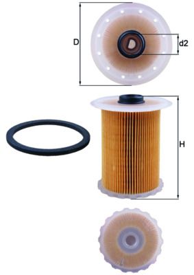 Fuel Filter KNECHT KX 183D