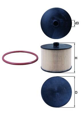KNECHT KX 201D Fuel Filter