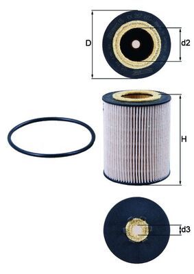 Fuel Filter KNECHT KX 267D
